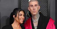 Kourtney Kardashian e Travis Barker  Foto: REUTERS/Maria Alejandra Cardona