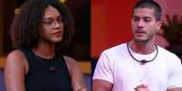 Arthur questionou Jessi sobre a indica&ccedil;&atilde;o ao pared&atilde;o durante o Jogo da Disc&oacute;rdia  Foto: Instagram/@bbb / Famosos e Celebridades