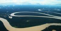 Vista aérea do Rio Purus em meio a floresta amazônica, próximo a cidade de Lábrea (AM) - 27/02/2021  Foto: Edmar Barros/Futura Press