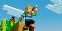 Minecraft permite construir e explorar mundos fantásticos  Foto: Microsoft / Divulgação