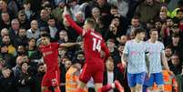 Sem CR7, United é goleado pelo Liverpool com show de Salah  Foto: Phil Noble / Reuters