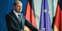 Scholz se manifestou sobre a guerra na Ucr&acirc;nia  Foto: EPA / Ansa - Brasil