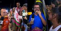 Fábio e Chico garantiram o lanchinho da madrugada  Foto: Reprodução/ TV Globo