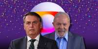Bolsonaro e Lula foram poupados na transmissão da Globo
Fotomontagem: Blog Sala de TV  Foto: 