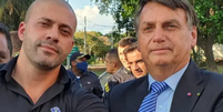 Daniel Silveira e Jair Bolsonaro  Foto: Redes sociais 