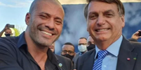 Daniel Silveira e Jair Bolsonaro  Foto: Redes sociais 