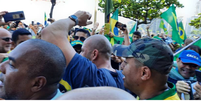 Deputado federal Daniel Silveira (PTB-RJ) durante ato bolsonarista em Niterói, Rio de Janeiro, na manhã deste domingo, 1º.  Foto: Vinicius Neder/Estadão