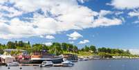 A cidade de Lappeenranta, perto da fronteira com a Rússia  Foto: Getty Images / BBC News Brasil