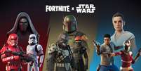 Trajes de Star Wars retornam ao Fortnite  Foto: Epic Games / Divulgação