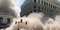 Vídeo mostra momento da explosão em hotel de Cuba;  Foto: reprodução / twitter
