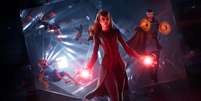 Wanda Maximoff e o Doutor Estranho em Fortnite  Foto: Epic Games / Divulga&ccedil;&atilde;o