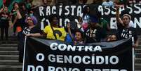 Ato contra a violência racial 20 de novembro  Foto: Imagem I Agência Brasil / Rovena Rosa / Alma Preta