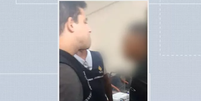 MP investiga PM que disse que iria "arrebentar" aluno de escola do DF  Foto: Reprodução/TV Globo