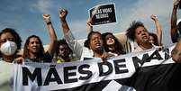 Movimento negro faz ato em frente ao STF  Foto: Matheus Alves / Coalizão Negra Por Direitos / Alma Preta