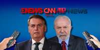 Bolsonaro e Lula influenciam desempenho dos canais de notícias  Foto:  Fotomontagem: Blog Sala de TV