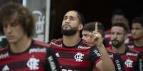 Pablo antes de partida do Flamengo contra o Ceará, no Castelão (Foto: Alexandre Vidal / Flamengo)  Foto: Lance!