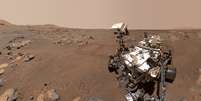 Sonda Perseverance perfura rochas e armazena amostras para an&aacute;lise ap&oacute;s o retorno &agrave; Terra  Foto: NASA/JPL-Caltech/MSSS / BBC News Brasil
