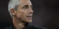 Paulo Sousa, técnico do Flamengo, durante partida contra o Universidad Católica  Foto: Jorge Rodrigues/ Agif/Gazeta Press