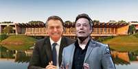 Bolsonaro e Musk se encontram em hotel 5 estrelas no campo  Foto: Reproduções