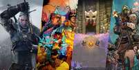 The Witcher 3, Streets of Rage 4, Dungeons of Dreadrock, Borderlands 3   Foto: Divulga&ccedil;&atilde;o/CD Projekt Red, DotEmu, Christoph Minnameier e 2K Games / Tecnoblog