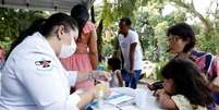 Campanha de vacinação em Belo Horizonte; capital mineira cogita voltar a obrigar uso de máscara  Foto: Prefeitura de Belo Horizonte / Divulgação / Estadão