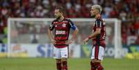 Éverton Ribeiro e Arrascaeta não estiveram em campo diante do Sporting Cristal (Marcelo Cortes/Flamengo)  Foto: Lance!