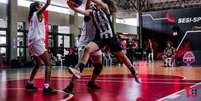 Santos vive a expectativa de fazer bonito no Paulista de basquete 3x3 (Foto: Divulgação/Santos FC Mobydix)  Foto: Lance!