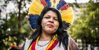 A liderança Sonia Guajajara é uma das 175 candidaturas indígenas das eleições 2022   Foto: Poder360
