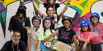 Centro de Treinamento Vale Skatepark, em Lorena, São Paulo, tem mais garotas matriculadas do que garotos  Foto: Vale Skatepark/Divulgação / Estadão