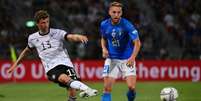 Itália e Alemanha empatam na Nations League (Foto: MIGUEL MEDINA / AFP)  Foto: Lance!
