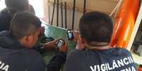 Projeto de monitoramento equipa e treina indígenas para fazer vigilância da região  Foto: Bruno Araújo/Univaja / BBC News Brasil
