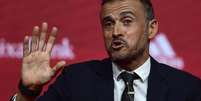 Luis Enrique disse que tem Javier Clemente como ídolo (Foto: Pierre-Philippe Marcou/AFP)  Foto: Lance!