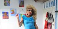Franklyn performando como drag queen @Mariana Lima/Agência Mural  Foto: Agência Mural