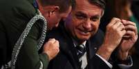 Bolsonaro está em Orlando para inaugurar um vice consulado brasileiro na cidade onde vivem cerca de 180 mil brasileiros  Foto: Reuters / BBC News Brasil