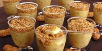 Guia da Cozinha - Sobremesa de paçoca fácil de copinho para a sua Festa Junina  Foto: Guia da Cozinha