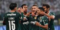 Já foram sete vitórias com placar dilatado neste primeiro semestre (Foto: Cesar Greco / Palmeiras)  Foto: Lance!