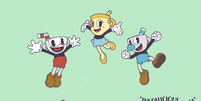 O trio de Cuphead  Foto: Divulgação / StudioMDHR