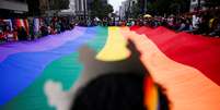 Parada do Orgulho LGBT+ de SP reivindica direitos e celebra pessoas LGBTQIA+  Foto: Carla Daniel / Reuters