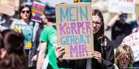 Em Munique, mulheres foram às ruas contra o Parágrafo 219  Foto: DW / Deutsche Welle