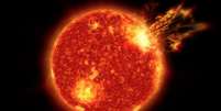 Uma tempestade solar de grandes proporções, como a que passou de raspão pela Terra em 2012, teria efeitos catastróficos   Foto: Divulgação/NASA / Meio Bit