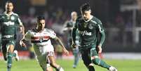 Partida entre São Paulo e Palmeiras na última segunda-feira  Foto: Gazeta Press