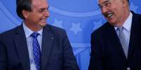 Jair Bolsonaro e Milton Ribeiro   Foto: Adriano Machado / Reuters