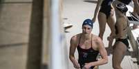 Lia Thomas não poderá participar de competições internacionais após mudança nas diretrizes da natação  Foto: Philadelphia Inquirer/TNS/ABACA via Reuters Connect