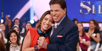 Silvio Santos e Patrícia Abravanel  Foto: Divulgação/SBT