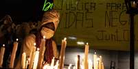 Protesto contra mortes de vidas negras no Brasil   Foto: Reuters