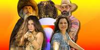 Juma, Velho do Rio, Alcides e Bruaca: personagens pantaneiros conquistaram o público  Foto: Blog Sala de TV