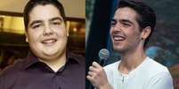 João Guilherme Silva, antes e depois  Foto: Instagram / @joaosilva