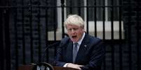 Boris Johnson renunciou ao cargo de primeiro-ministro do Reino Unido   Foto: Peter Nicholls / Reuters