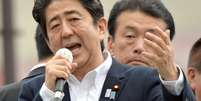 Ex-primeiro ministro do Japão Shinzo Abe  Foto: Natsuki Sakai/AFLO via Reuters