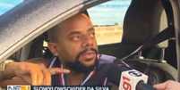 Slowy Lowschider virou assunto nas redes sociais após dar uma entrevista à TV Globo  Foto: Reprodução/GloboNews